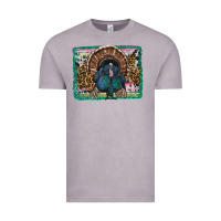Vintage Zinc thanksgiving turkey with background Vintage Tee - RanaPortraitStore