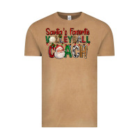 Vintage Camel Santa's Favorite Volleyball Coach For Christmas Vintage Tee - FaDigitalArtStudio