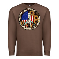Chestnut Peace sign Premium Sweatshirt - JahusDesignShop