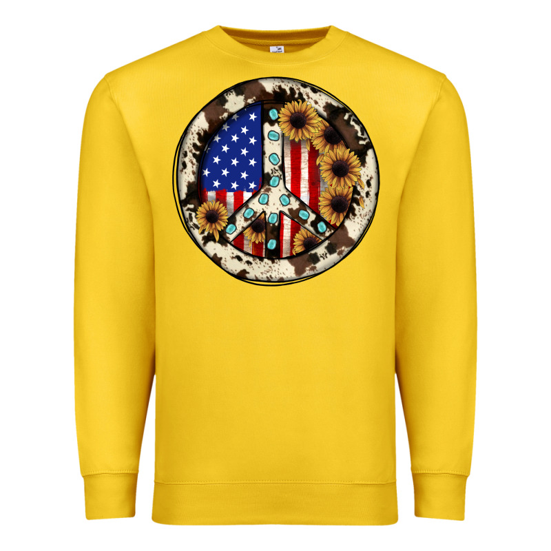 Peace Sign Premium Sweatshirt by JahusDesignShop | Teevron