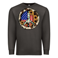 Smoke Peace sign Premium Sweatshirt - JahusDesignShop
