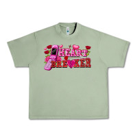 Oil Green heart breaker Urban Heavy Tee - FaDigitalArtStudio