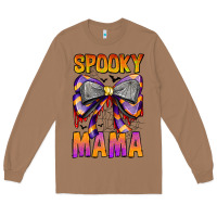 Toasted Coconut Spooky Mama Long Sleeve Tee - CowhideDigitalArt