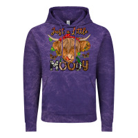 Cloud Purple Just a Little Moody Vintage Hoodie - CowhideDigitalArt