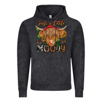 Vintage Black Just a Little Moody Vintage Hoodie - CowhideDigitalArt