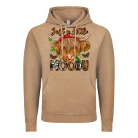 Vintage Coffee Just a Little Moody Vintage Hoodie - CowhideDigitalArt