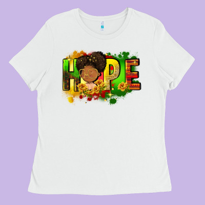 Hope Juneteenth Ladies Tee Designed By Fadigitalartstudio