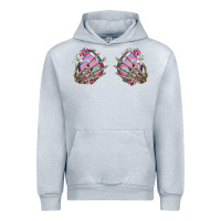 Heather Grey easter hands skeleton Urban Hoodie - Jasminsmagicworld