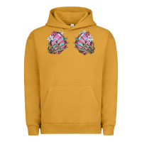 Pigment Peanut Butter easter hands skeleton Urban Hoodie - Jasminsmagicworld