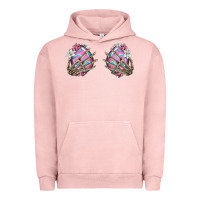 Pigment Salmon easter hands skeleton Urban Hoodie - Jasminsmagicworld