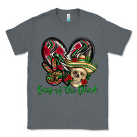 Charcoal Heather Day of the dead Mexico Classic Tee - HowdyJamesFarm
