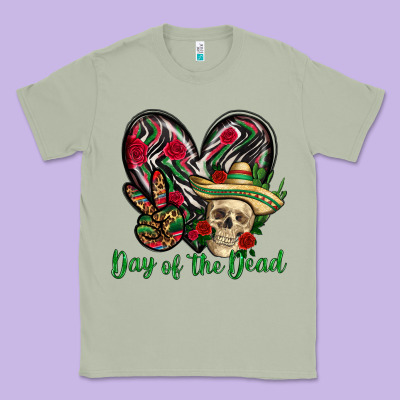 Day Of The Dead Mexico Classic Tee Designed By Howdyjamesfarm