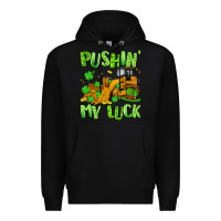 Black pushin' my luck Premium Hoodie - Artiststas