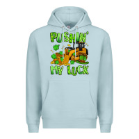 Blue Mist pushin' my luck Premium Hoodie - Artiststas