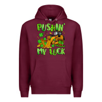 Burgundy pushin' my luck Premium Hoodie - Artiststas