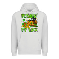 Dove Grey pushin' my luck Premium Hoodie - Artiststas