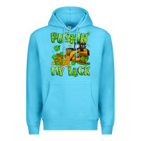 Ocean Blue pushin' my luck Premium Hoodie - Artiststas