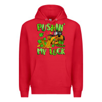 Red pushin' my luck Premium Hoodie - Artiststas