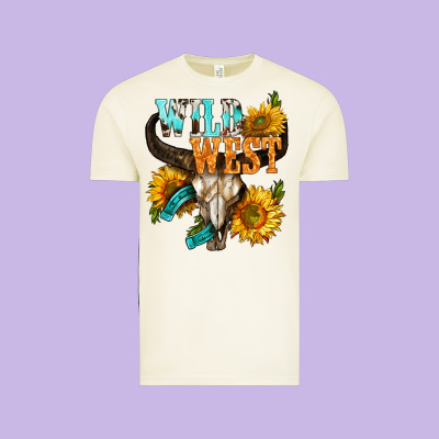 Western Wild West Rodeo Vintage Tee Designed By Bundleandbundleshop