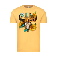 Vintage Mustard Western Wild West Rodeo Vintage Tee - BundleAndBundleShop
