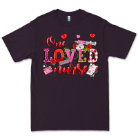 Plum one loved nurse valentine's day Premium Tee - OliviaCreatesArt
