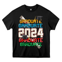 Black graduate 2024 Heavy Core Tee - CowGirlArtShop