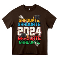 Chocolate Brown graduate 2024 Heavy Core Tee - CowGirlArtShop