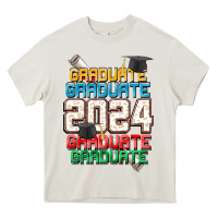 Cream graduate 2024 Heavy Core Tee - CowGirlArtShop