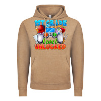 Vintage Coffee 1st Grade Level Unlocked Vintage Hoodie - CowhideDigitalArt