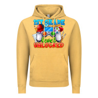 Vintage Mustard 1st Grade Level Unlocked Vintage Hoodie - CowhideDigitalArt