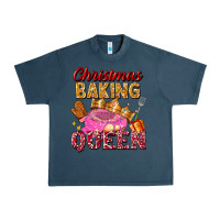 Midnight Navy christmas baking queen Urban Heavy Tee - FaDigitalArtStudio