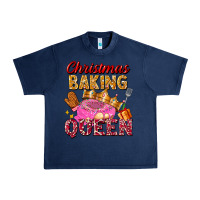 Navy christmas baking queen Urban Heavy Tee - FaDigitalArtStudio