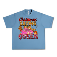 Pebble Blue christmas baking queen Urban Heavy Tee - FaDigitalArtStudio