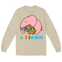 Mushroom autism awareness autism mom Long Sleeve Tee - CowhideDigitalArt