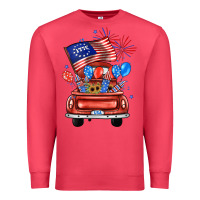 Cardinal farm truck,america flag Premium Sweatshirt - JahusDesignShop