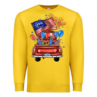 Lemon farm truck,america flag Premium Sweatshirt - JahusDesignShop