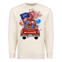 Sandshell farm truck,america flag Premium Sweatshirt - JahusDesignShop