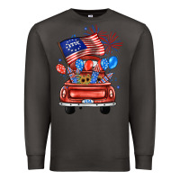 Smoke farm truck,america flag Premium Sweatshirt - JahusDesignShop