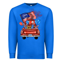 True Royal farm truck,america flag Premium Sweatshirt - JahusDesignShop