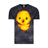 Cloud Black chick Vintage Tee - FaDigitalArtStudio