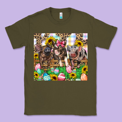 Easter Farm Animals Happy Easter Day Classic Tee Designed By Cowgirlartshop
