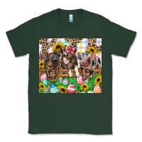 Sports Green easter farm animals Happy Easter Day Classic Tee - CowGirlArtShop