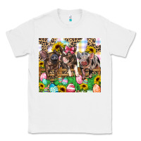 White easter farm animals Happy Easter Day Classic Tee - CowGirlArtShop