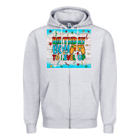 Heather Grey birthday boy to level up Zipper Hoodie - JahusDesignShop