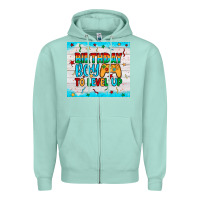 Seafoam birthday boy to level up Zipper Hoodie - JahusDesignShop