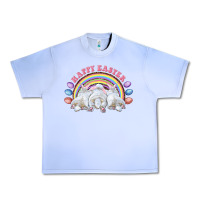 Grape Ice Happy easter bunny tails Urban Heavy Tee - RanaPortraitStore