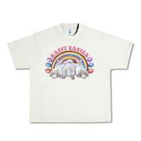 Pistachio Happy easter bunny tails Urban Heavy Tee - RanaPortraitStore
