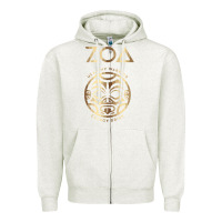 Oatmeal Heather ZOA Zipper Hoodie - baoMotion