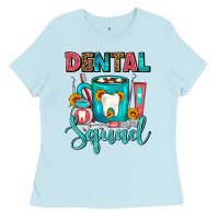 Baby Blue Coffee Scrubs And Prophy Paste Dentist Coffee cup Ladies Tee - FaDigitalArtStudio