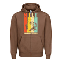 Chestnut fishing t  shirt milf man i love fishing t  shirt Zipper Hoodie - baoMotion